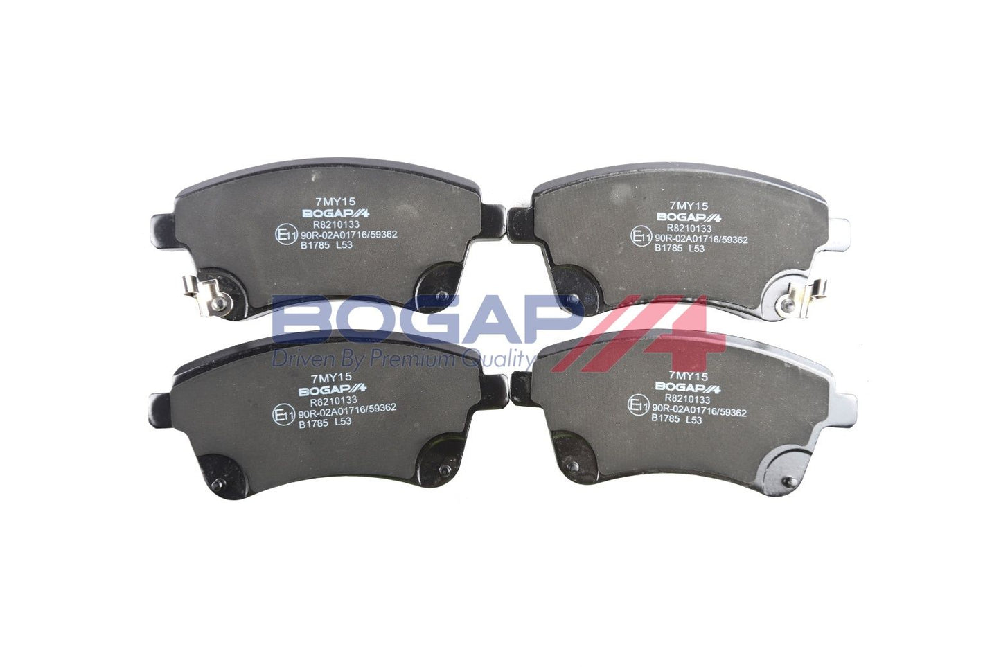 BOGAP R8210133 Brake Pad Set, Disc Brake | ML Performance Car Parts