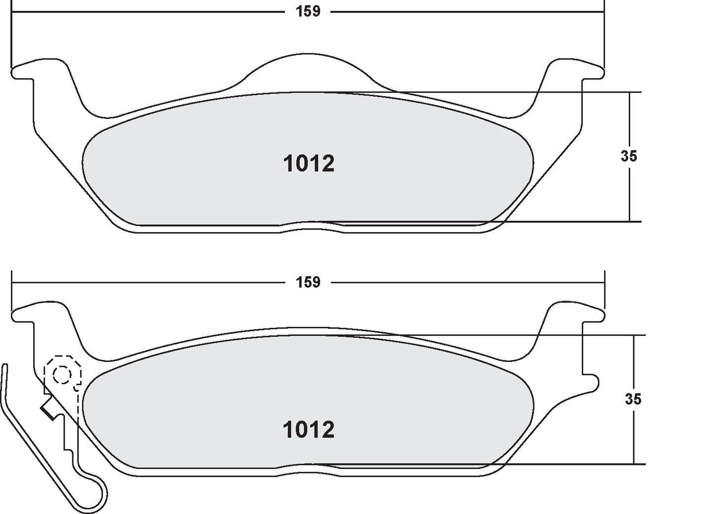 PFC 1012.20 1012 CARBON METALLIC BRAKE PAD SET
