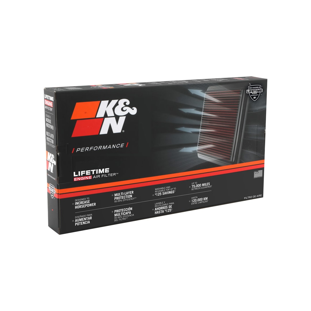K&N 33-3066 High-Flow Original Lifetime Engine Air Filter - TOYOTA AGYA L3-1.0L F/I