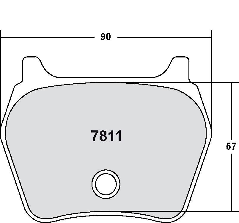PFC 7811.01.22.44 BRAKE PADS RACE 01 CMPD 22MM RR