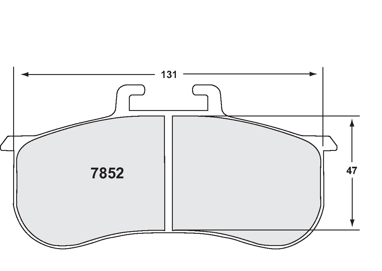 PFC 7852.12.21.44 BRAKE PADS RACE 12 CMPD 21MM BMW E46 M3 ZR33 & ZR45