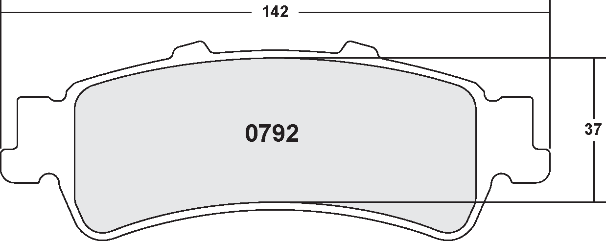 PFC 0792.20 FRONT BRAKE PADS CHEVROLET SILVERADO 1500 (1999-2000)
