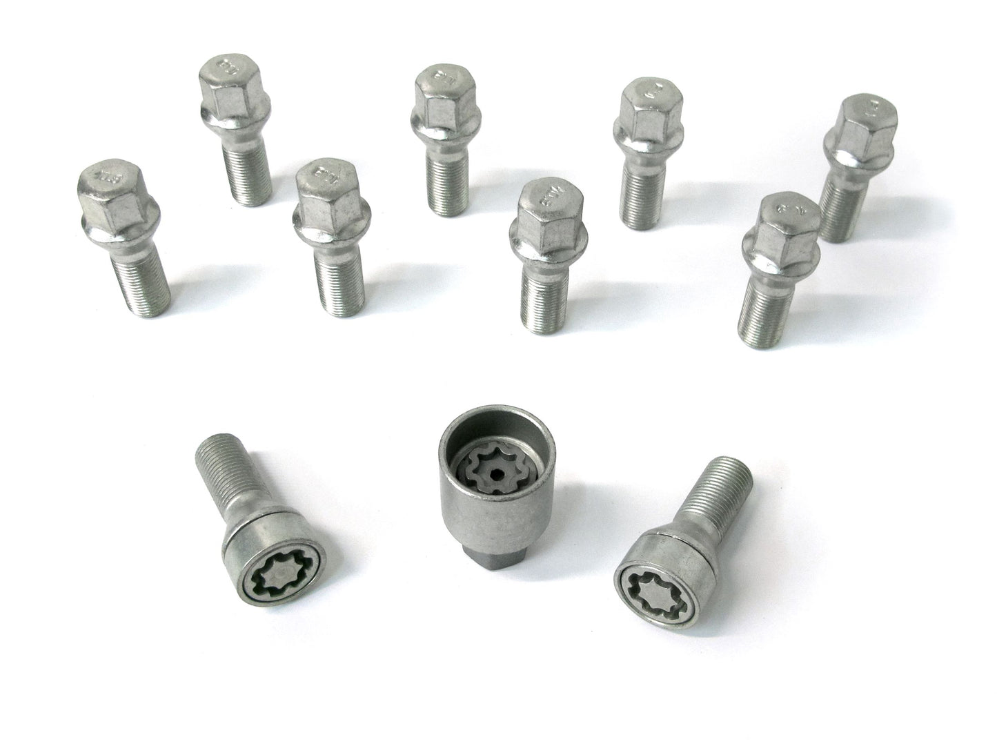 H&R 14254801SET Wheel-Lock set M14 taper head 60°