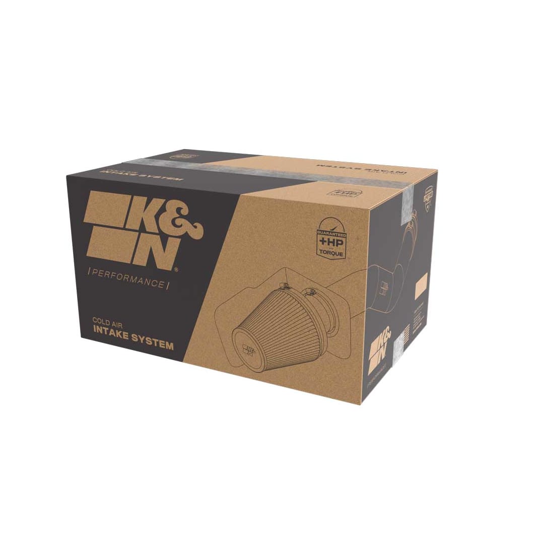 K&N 30-2617KC Cold Air Intake - Dryflow, Aluminum Tube - FORD F150/RAPTOR V6-2.7/3.5L