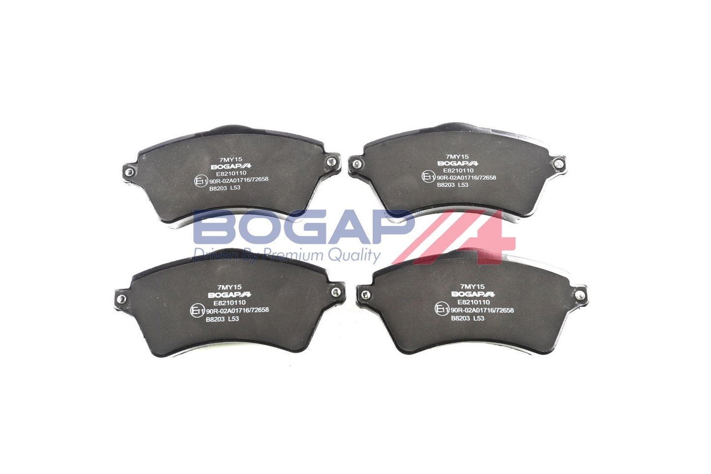BOGAP E8210110 Brake Pad Set, Disc Brake | ML Performance Car Parts