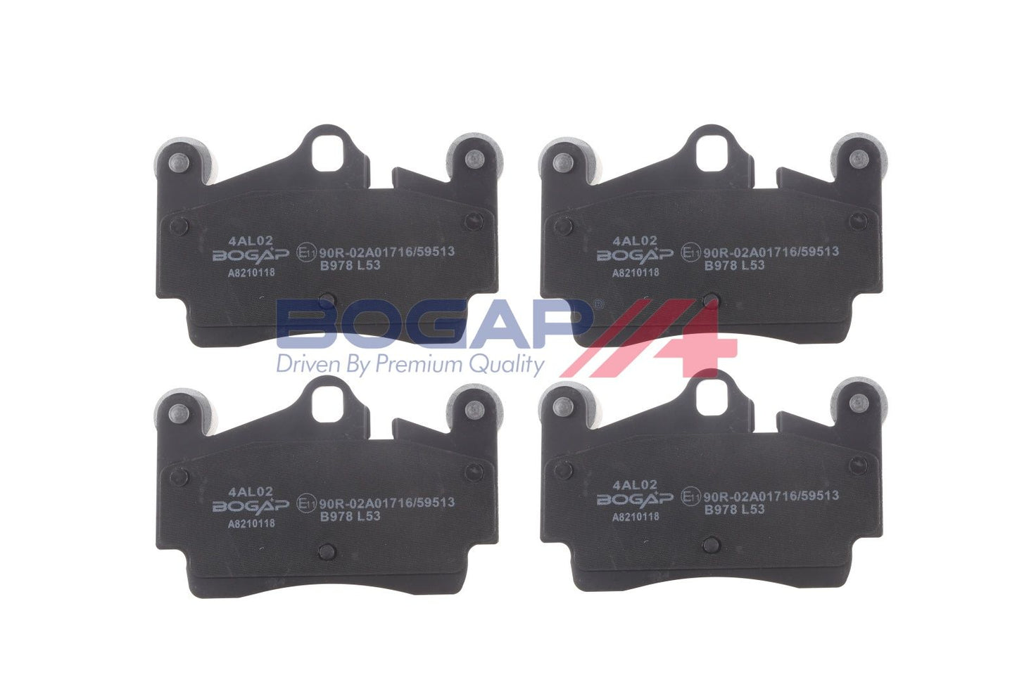 BOGAP A8210118 Brake Pad Set, Disc Brake | ML Performance Car Parts