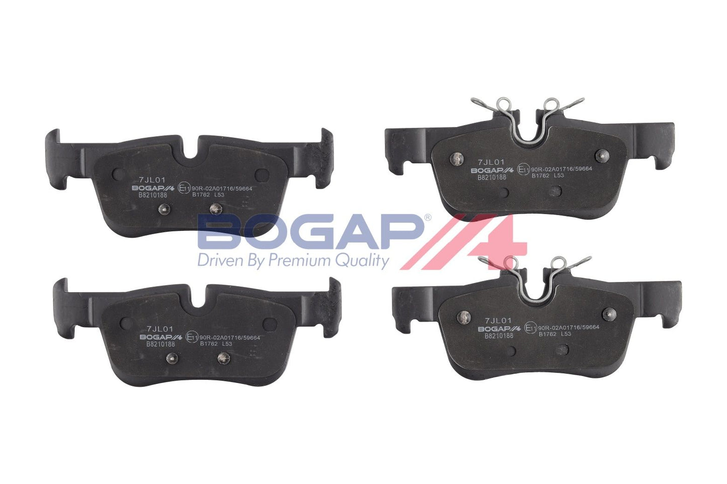 BOGAP B8210188 Brake Pad Set, Disc Brake | ML Performance Car Parts