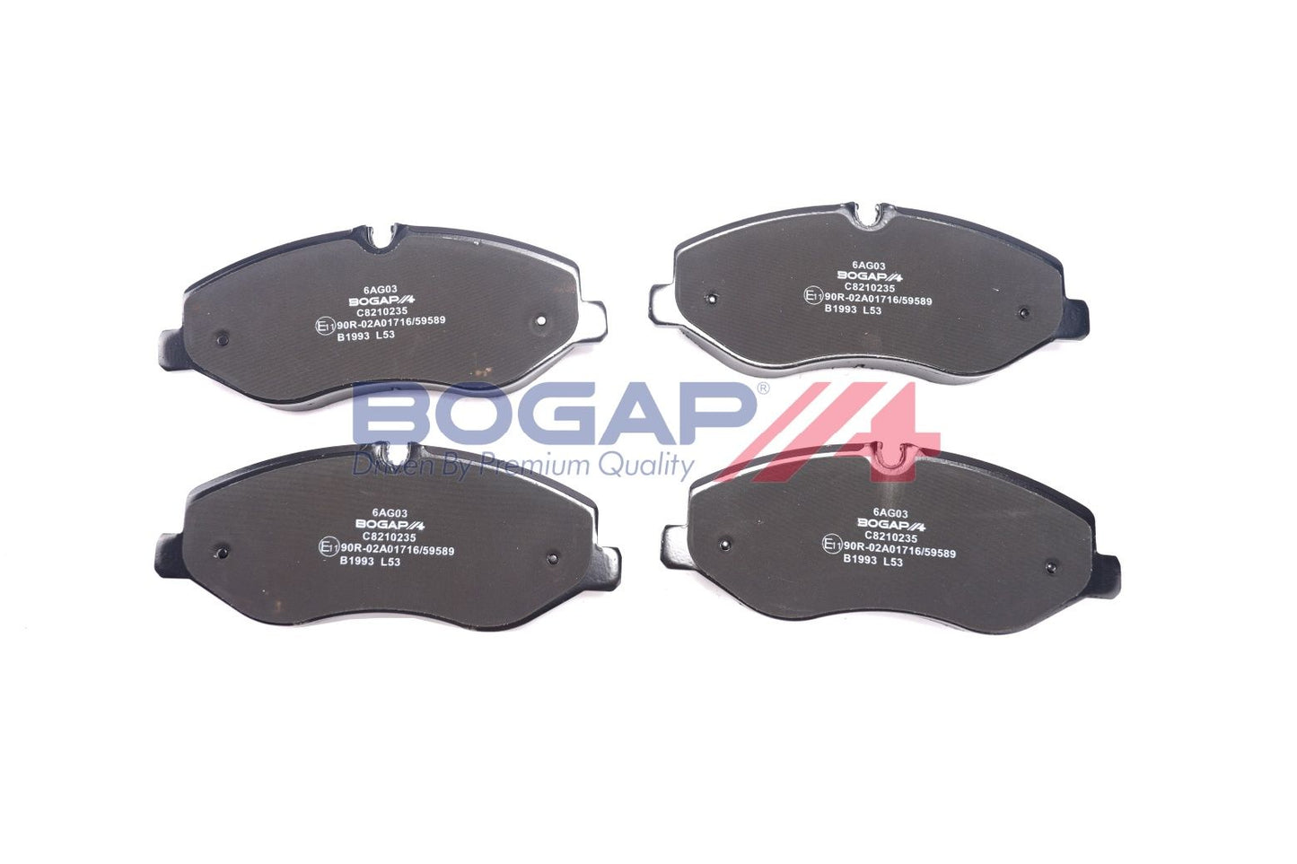 BOGAP C8210235 Brake Pad Set, Disc Brake | ML Performance Car Parts