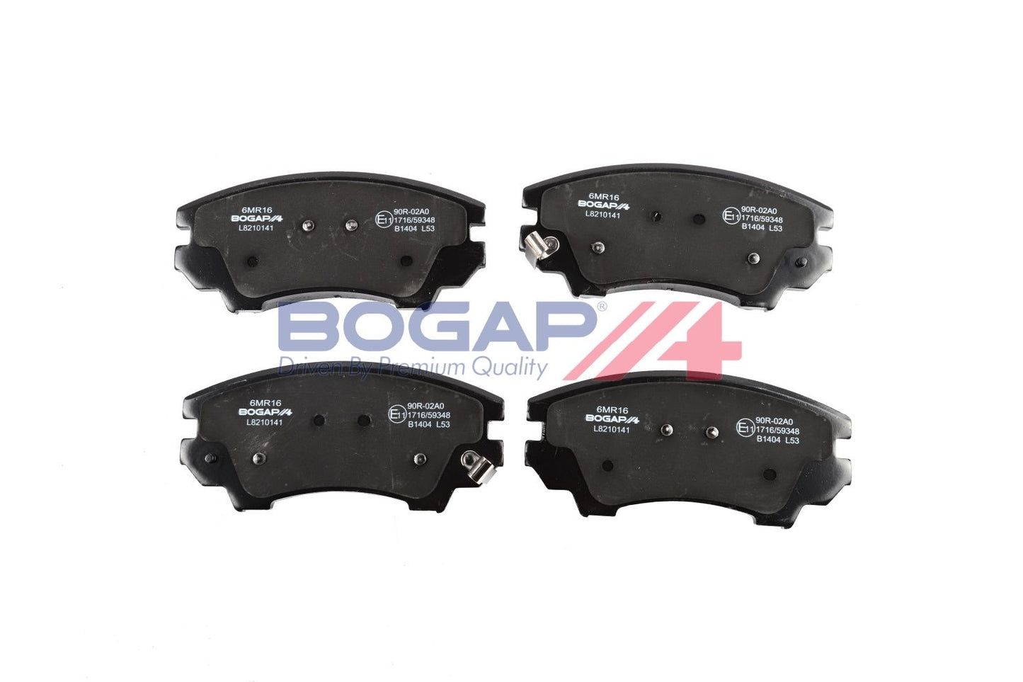 BOGAP L8210141 Brake Pad Set, Disc Brake | ML Performance Car Parts