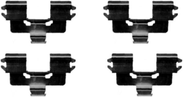 TEXTAR 82507200 Brake Pad Fitting Kit