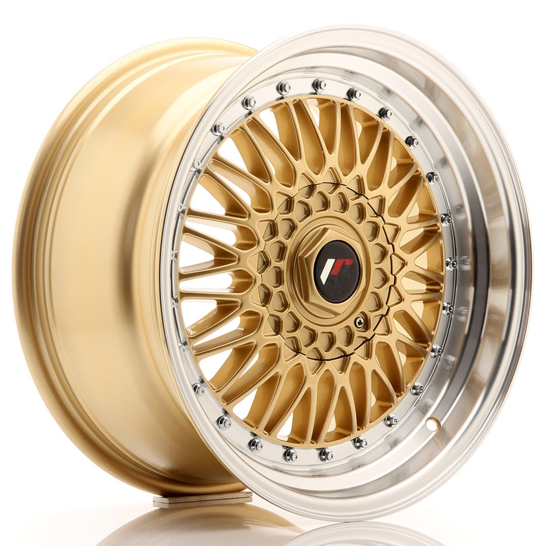 JR Wheels JR91785XX2074GD JR Wheels JR9 17x8,5 ET20-35 BLANK Gold w/ Machined Lip