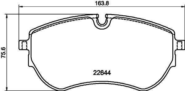 TEXTAR 2264403 Front Brake Pad Set