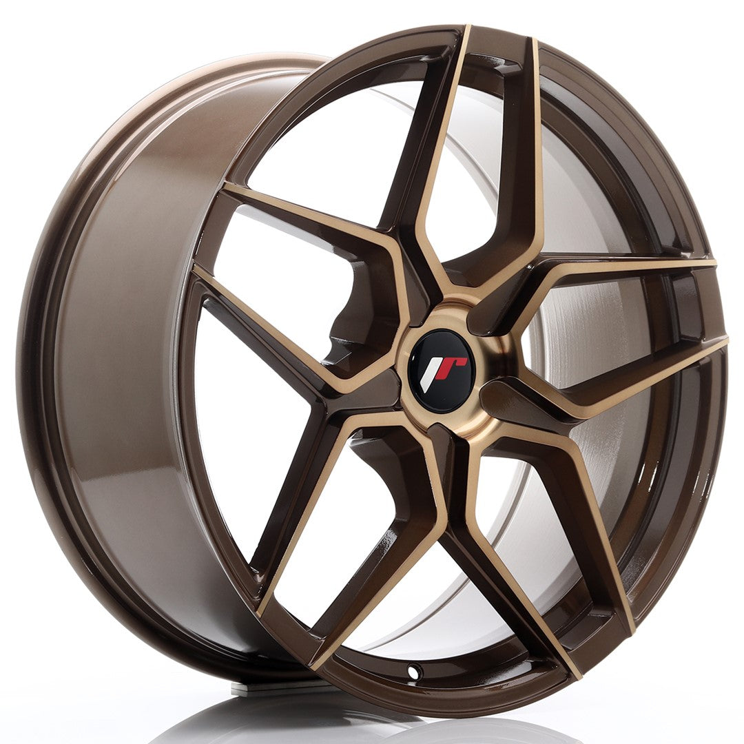 JR Wheels JR3420905X2074BZP JR Wheels JR34 20x9 ET20-40 5H BLANK Platinum Bronze
