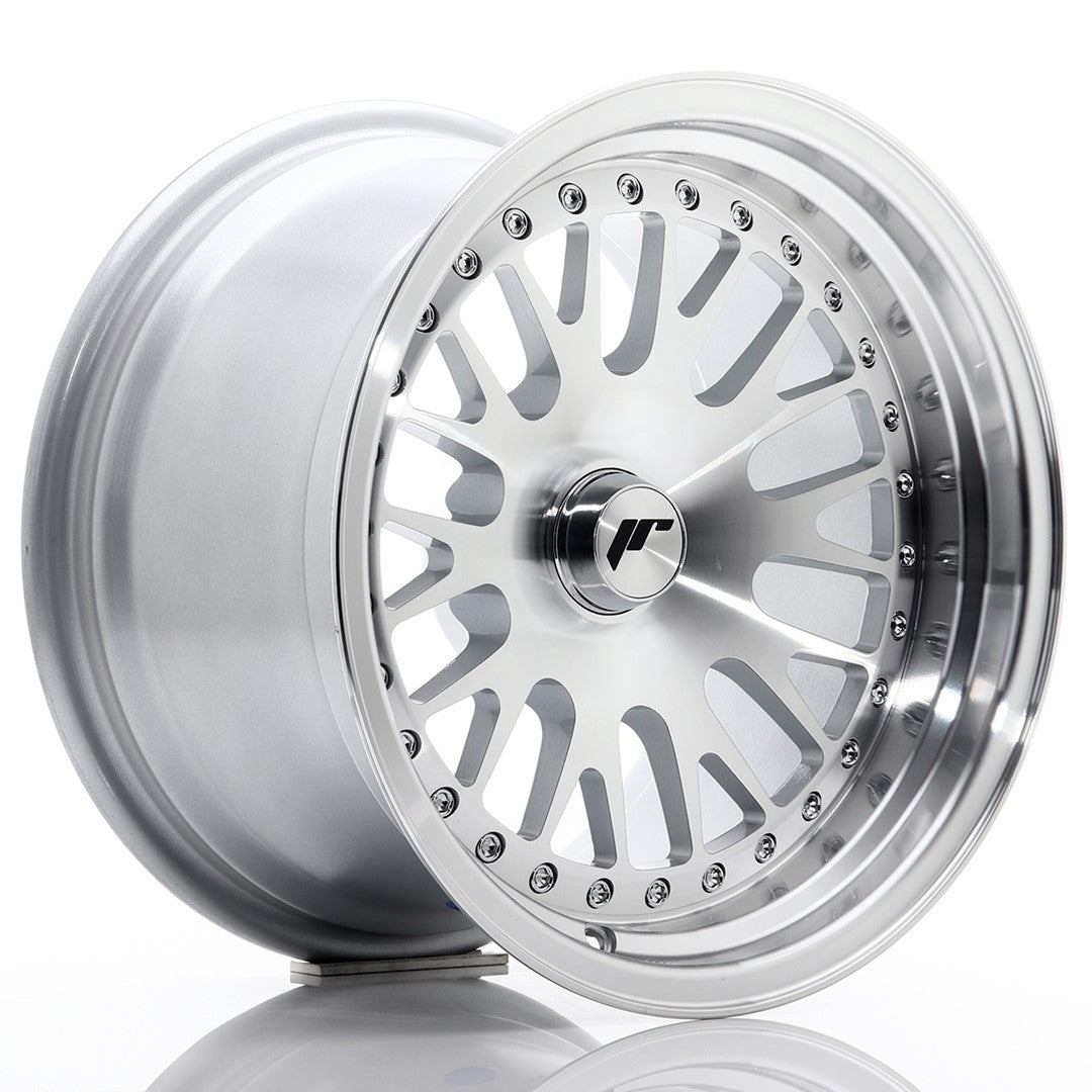 JR Wheels JR101590XX0074S JR Wheels JR10 15x9 ET0-20 BLANK Silver Machined Face