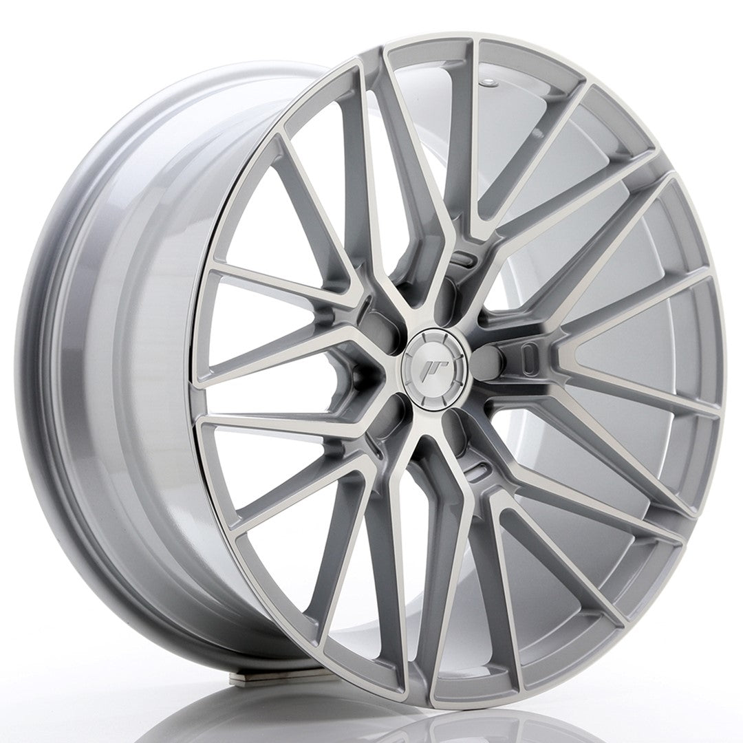 JR Wheels JR3820105X2072SM JR Wheels JR38 20x10 ET20-45 5H BLANK Silver Machined Face