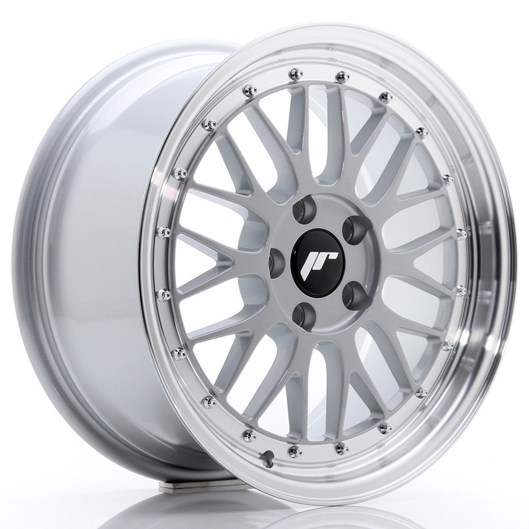 JR Wheels JR2317805K3557HS1 JR Wheels JR23 17x8 ET35 5x100 Hyper Silver w/ Machined Lip