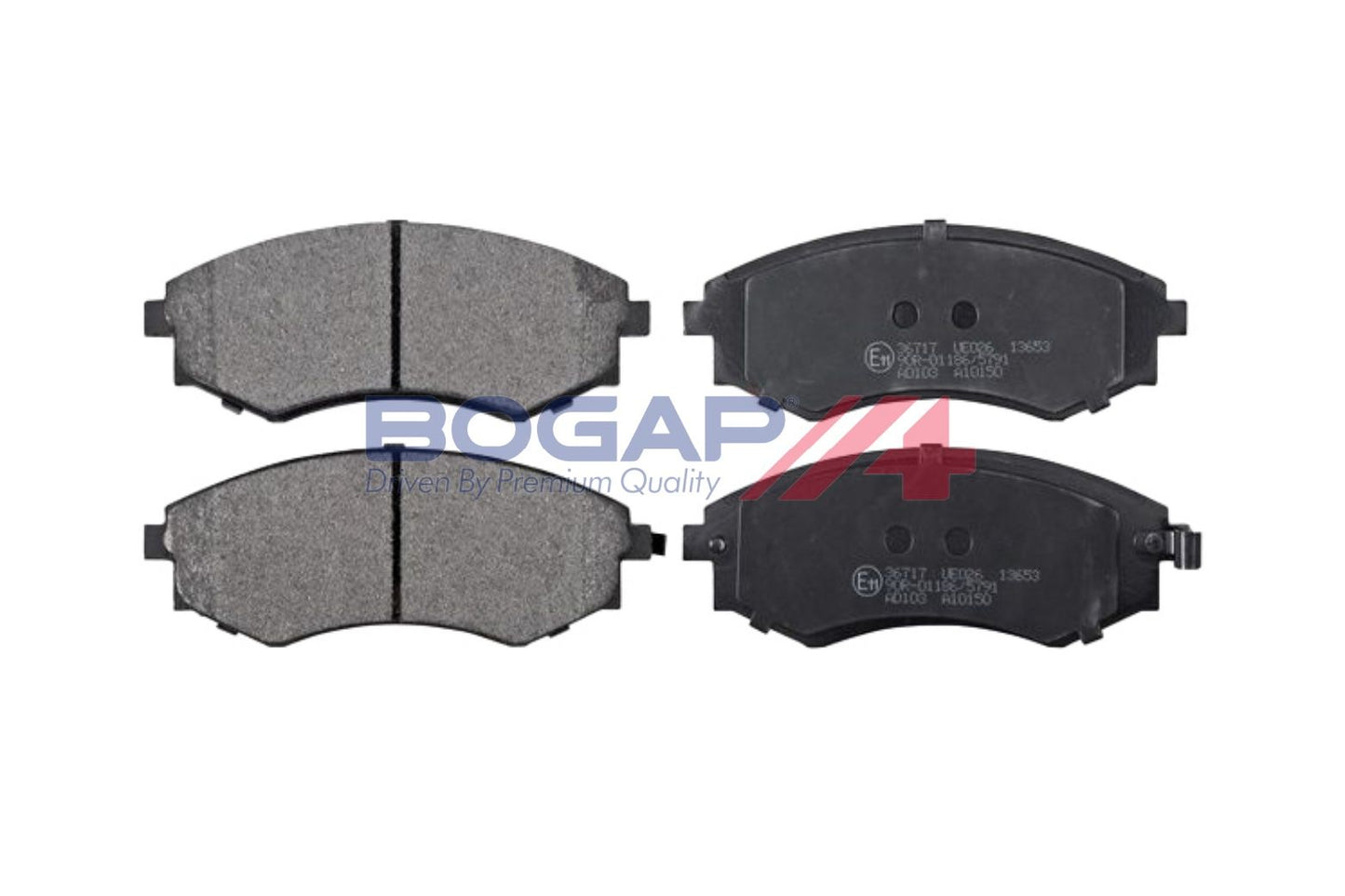 BOGAP Y8210287 Brake Pad Set, Disc Brake | ML Performance Car Parts