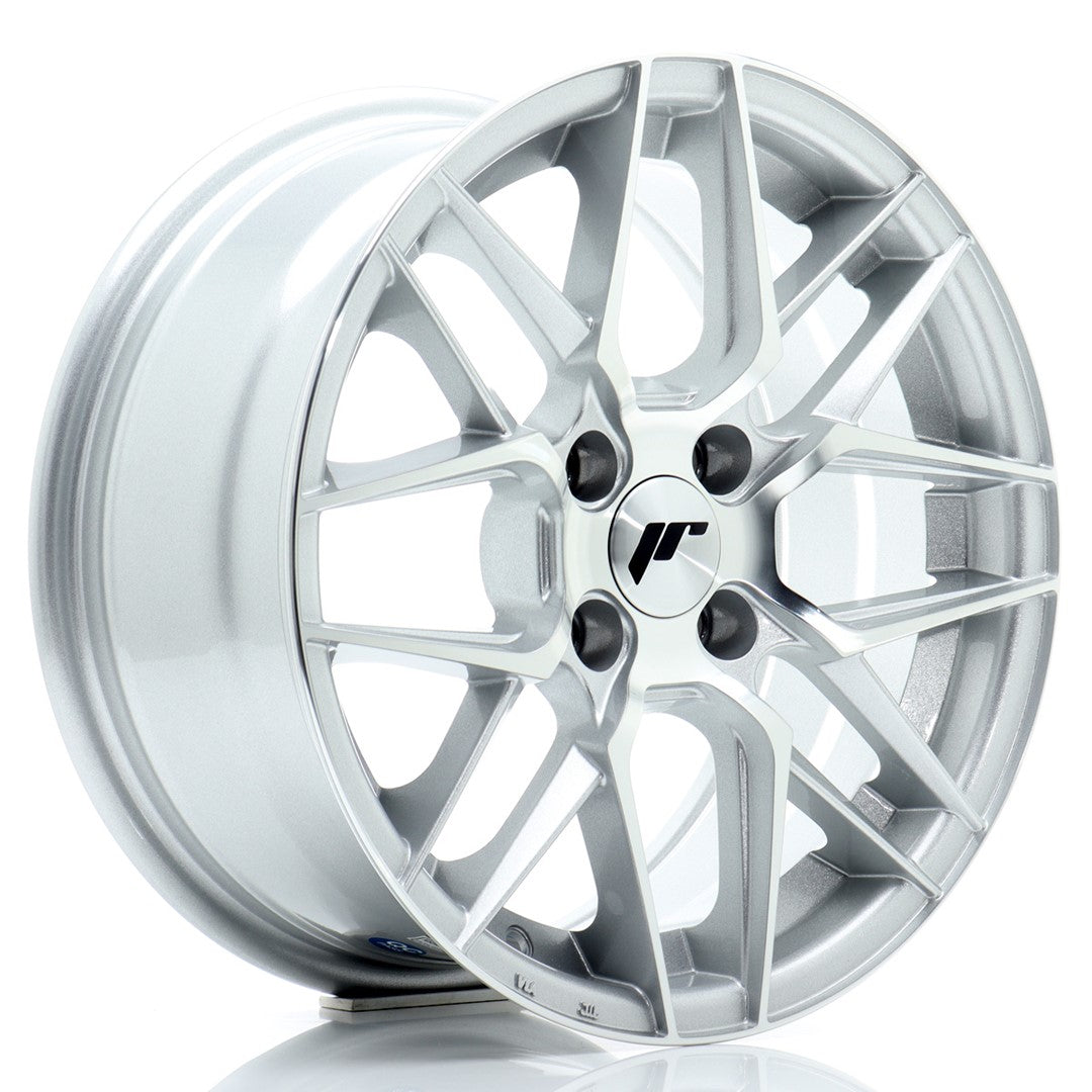 JR Wheels JR2815704H3867SM JR Wheels JR28 15x7 ET38 4x100 Silver Machined Face