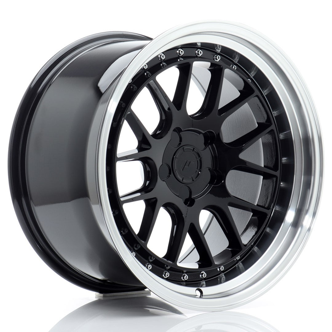 JR Wheels JR40181055X1572GBL JR Wheels JR40 18x10,5 ET15-22 5H BLANK Gloss Black w/ Machined Lip