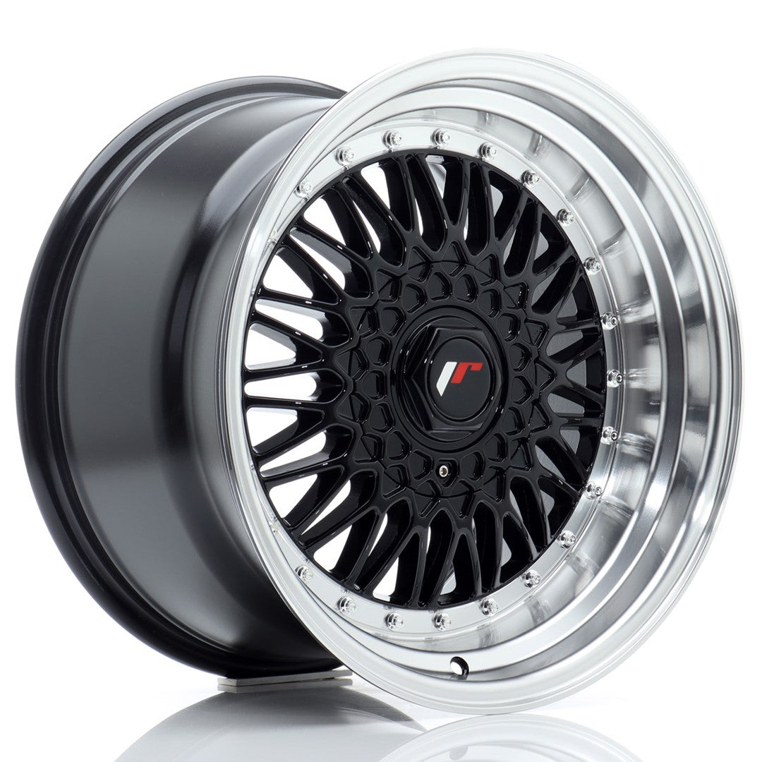 JR Wheels JR9171092074GB JR Wheels JR9 17x10 ET20 5x112/120 Gloss Black w/ Machined Lip