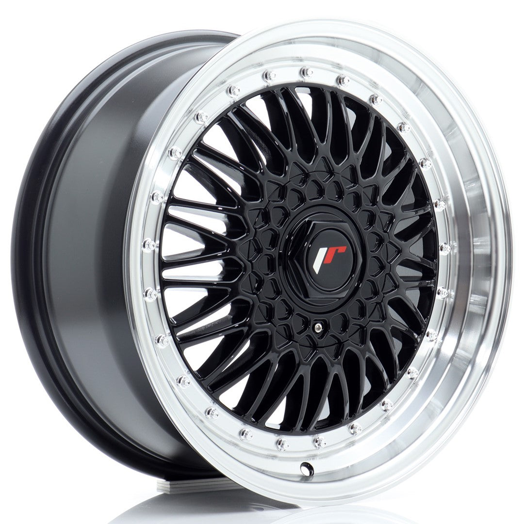 JR Wheels JR91775142074GB JR Wheels JR9 17x7,5 ET20 4x100/108 Gloss Black w/ Machined Lip