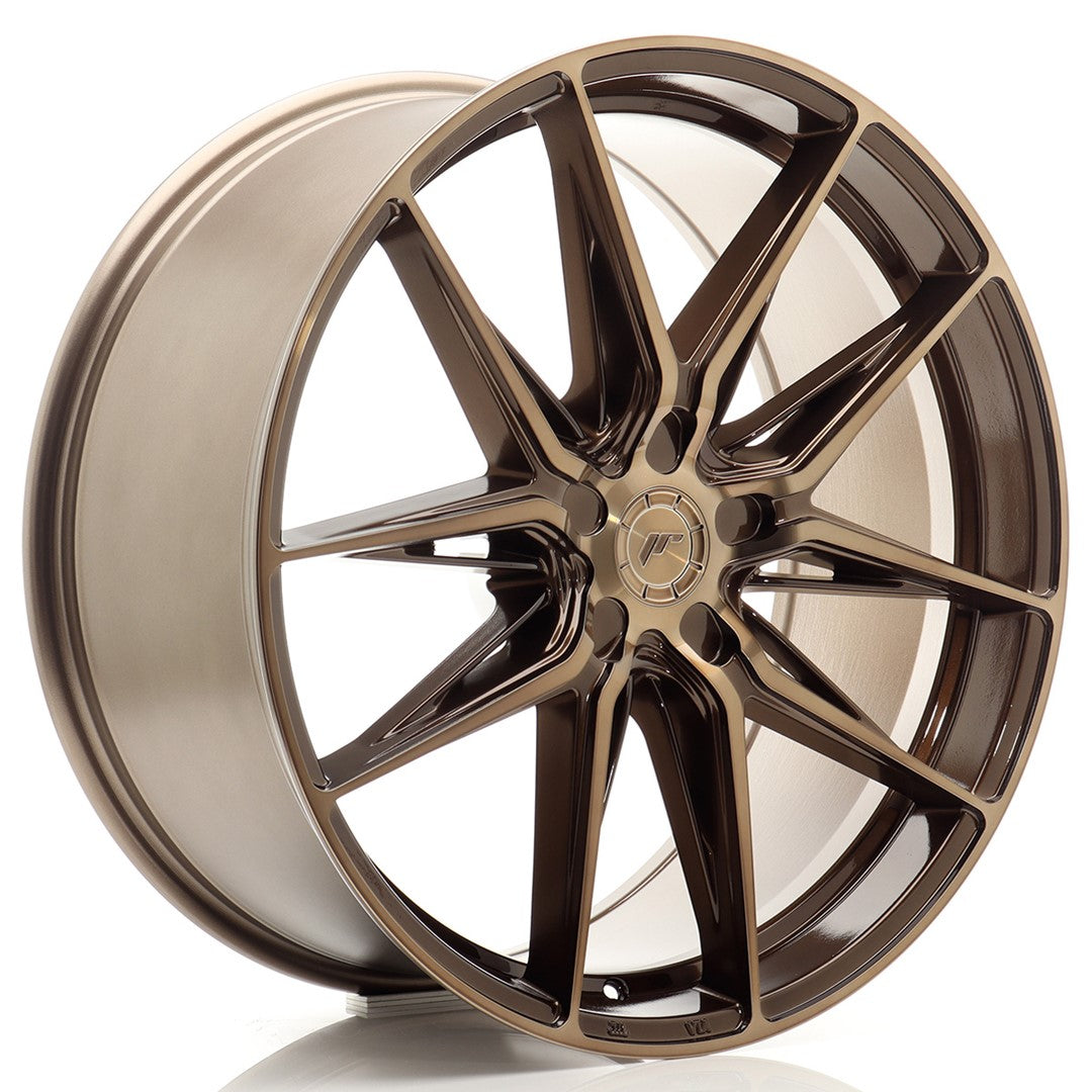 JR Wheels JR442190F15X2074BZP JR Wheels JR44 21x9 ET20-40 5H BLANK Platinum Bronze