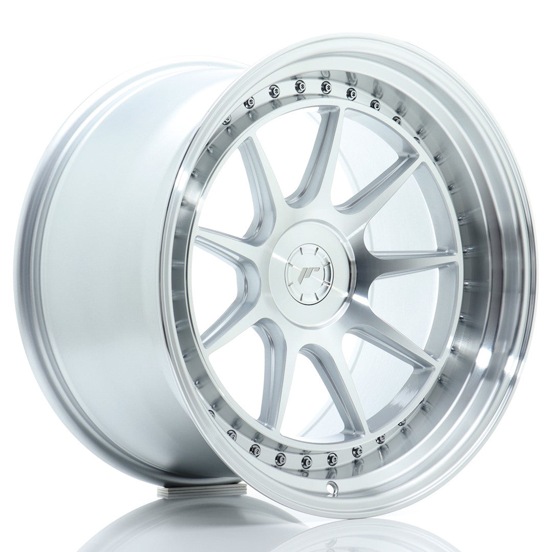JR Wheels JR471911F35X0072SM JR Wheels JR47 19x11 ET0-25 5H BLANK Silver Machined Face