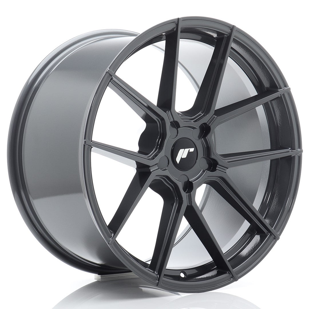 JR Wheels JR302010F25X2072HG1 JR Wheels JR30 20x10 ET20-48 5H BLANK Hyper Gray