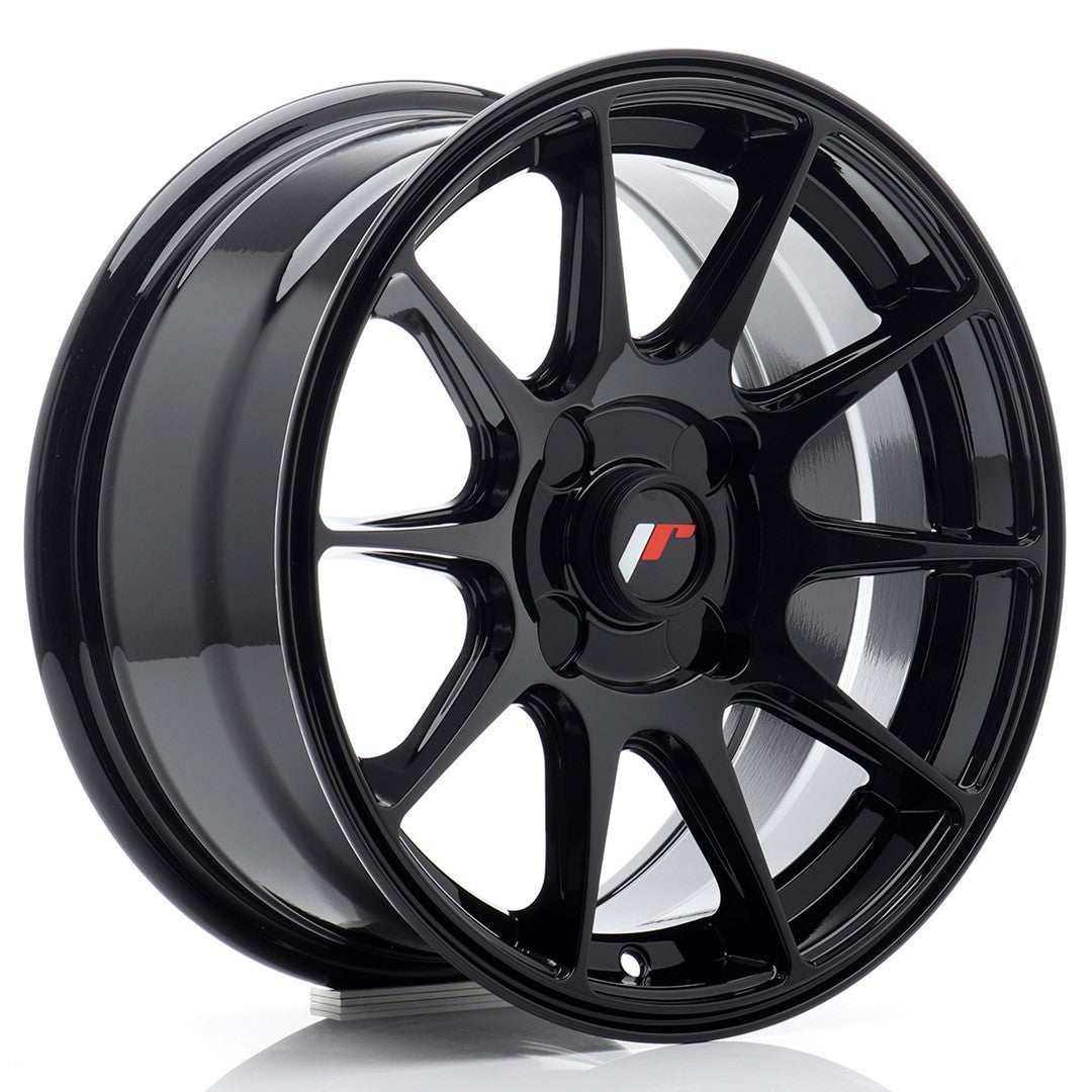 JR Wheels JR1115704X3067GB1 JR Wheels JR11 15x7 ET30 4H BLANK Gloss Black