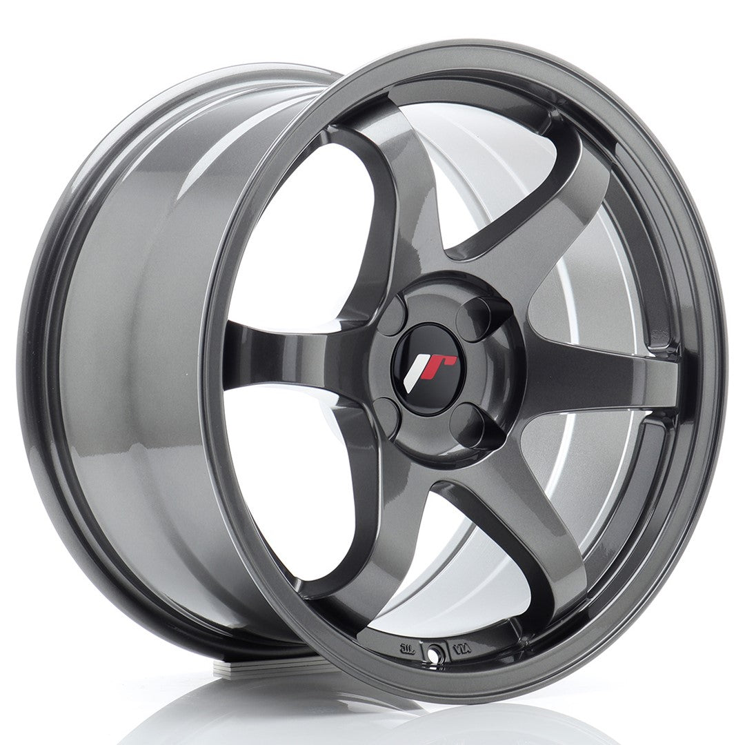 JR Wheels JR317904X2072GM1 JR Wheels JR3 17x9 ET20-35 4H BLANK Gun Metal