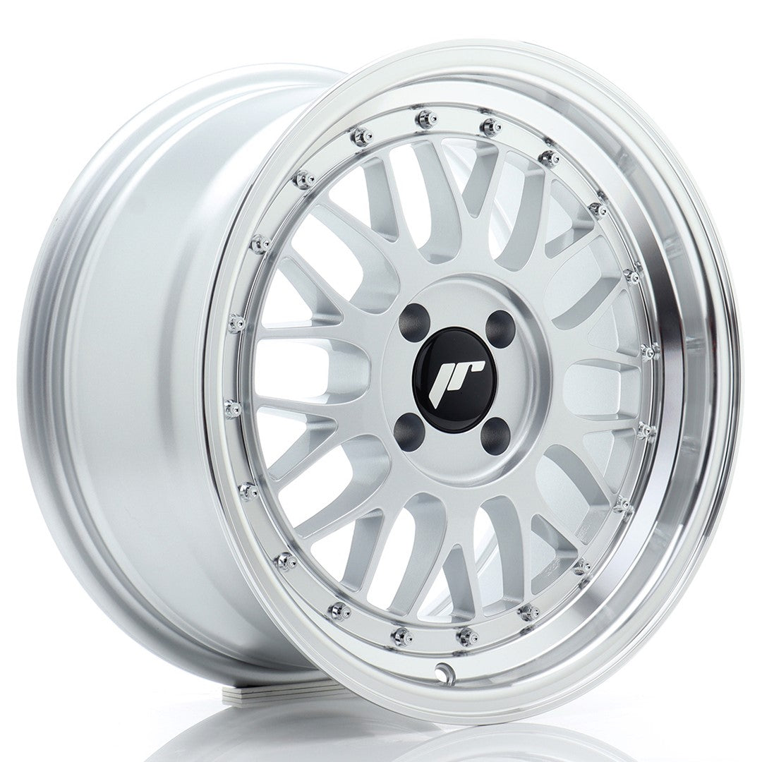 JR Wheels JR2316804H2067HS2 JR Wheels JR23 16x8 ET20 4x100 Hyper Silver w/ Machined Lip