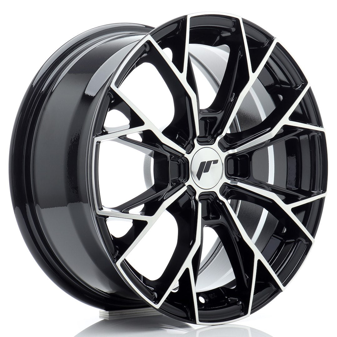 JR Wheels JR4916704X2067GBM JR Wheels JR49 16x7 ET20-42 4H BLANK Gloss Black Machined Face
