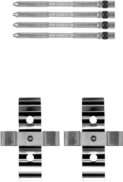 TEXTAR 82518000 Brake Pad Fitting Kit