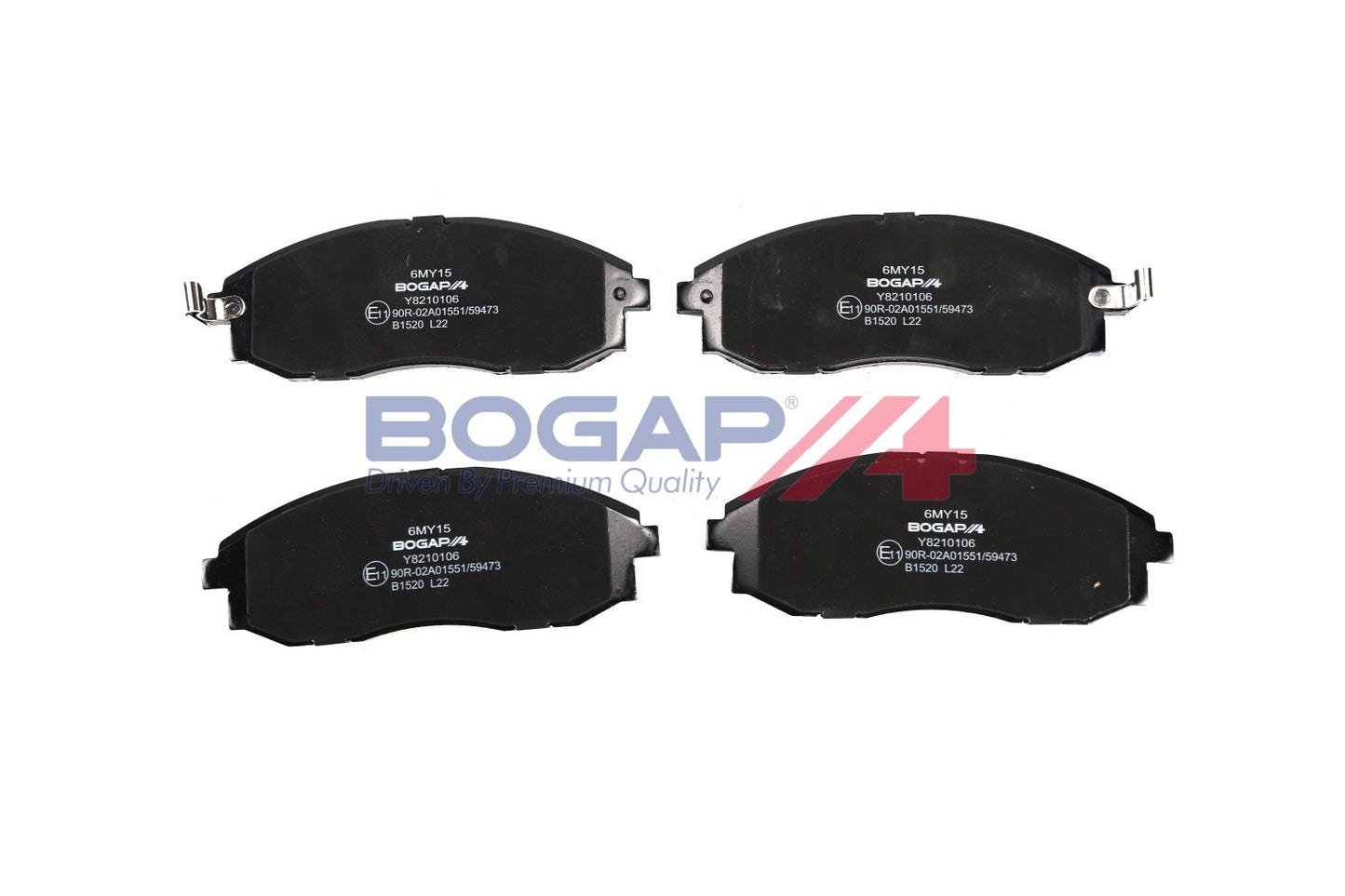 BOGAP Y8210106 Brake Pad Set, Disc Brake | ML Performance Car Parts