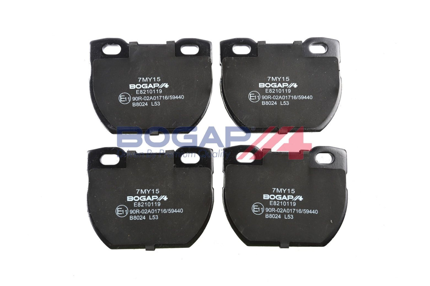 BOGAP E8210119 Brake Pad Set, Disc Brake | ML Performance Car Parts