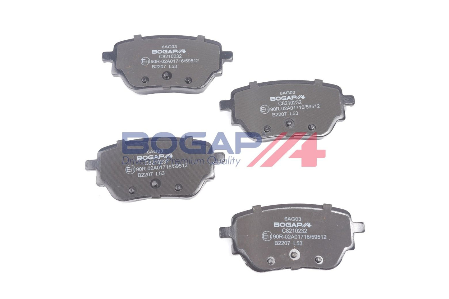BOGAP C8210232 Brake Pad Set, Disc Brake | ML Performance Car Parts