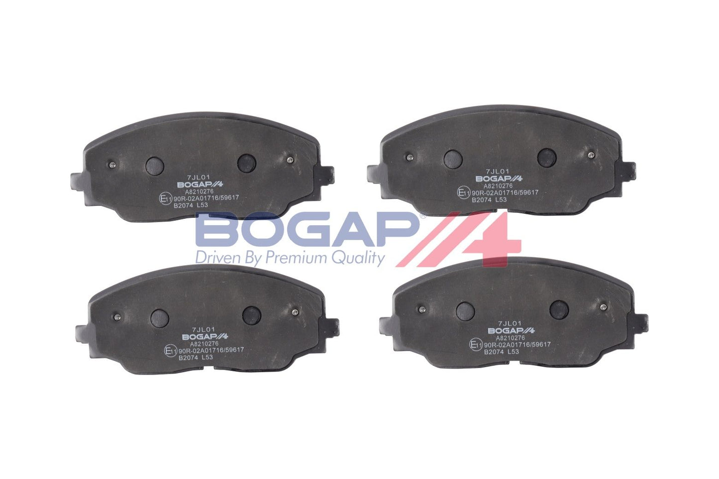 BOGAP A8210276 Brake Pad Set, Disc Brake | ML Performance Car Parts
