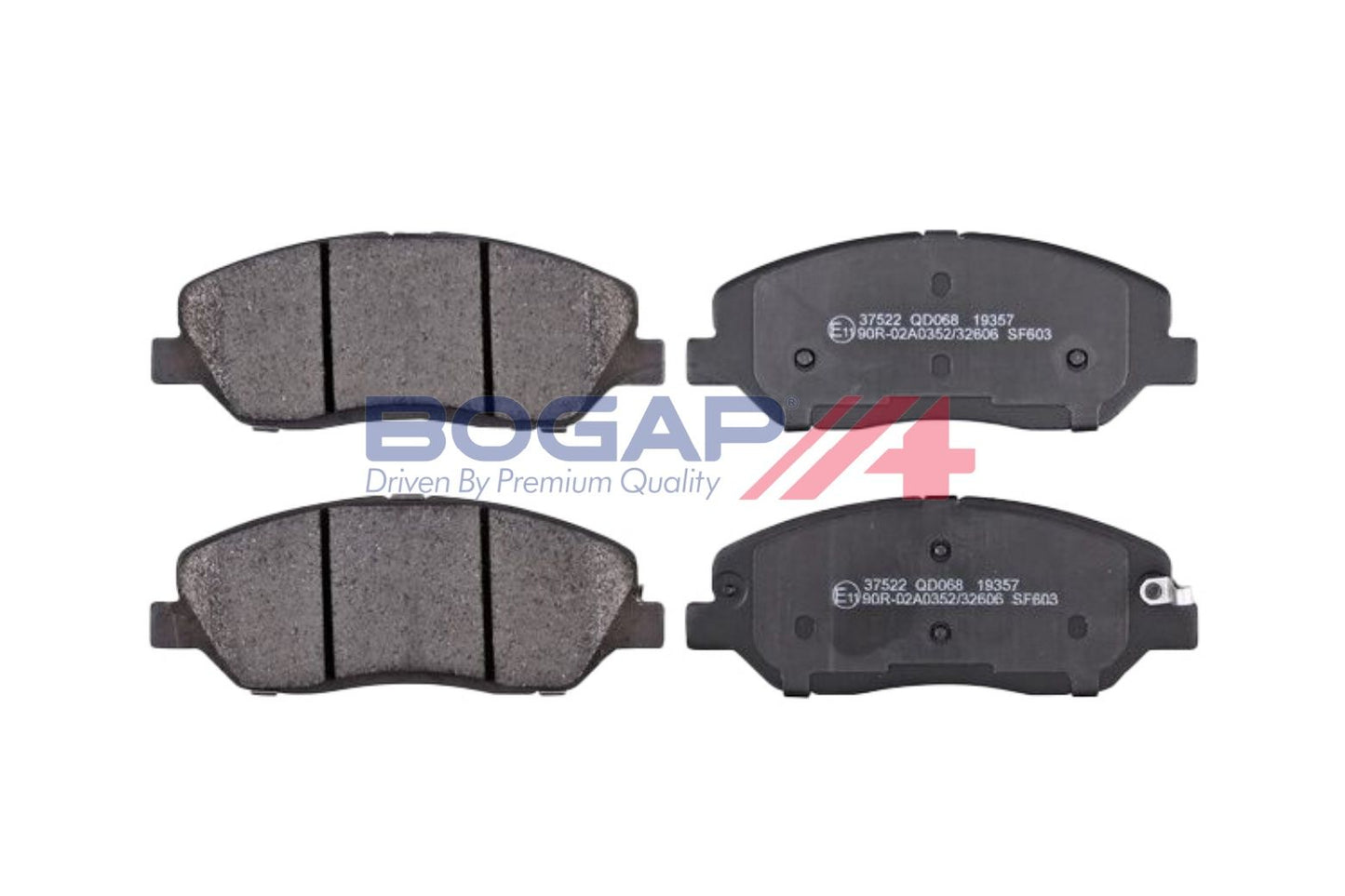 BOGAP Y8210225 Brake Pad Set, Disc Brake | ML Performance Car Parts