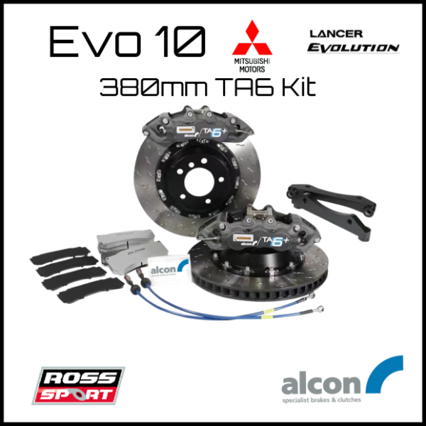 Alcon G/TA6-F-380-EVO10 380mm TA6 Front Brake Kit - Evo 10