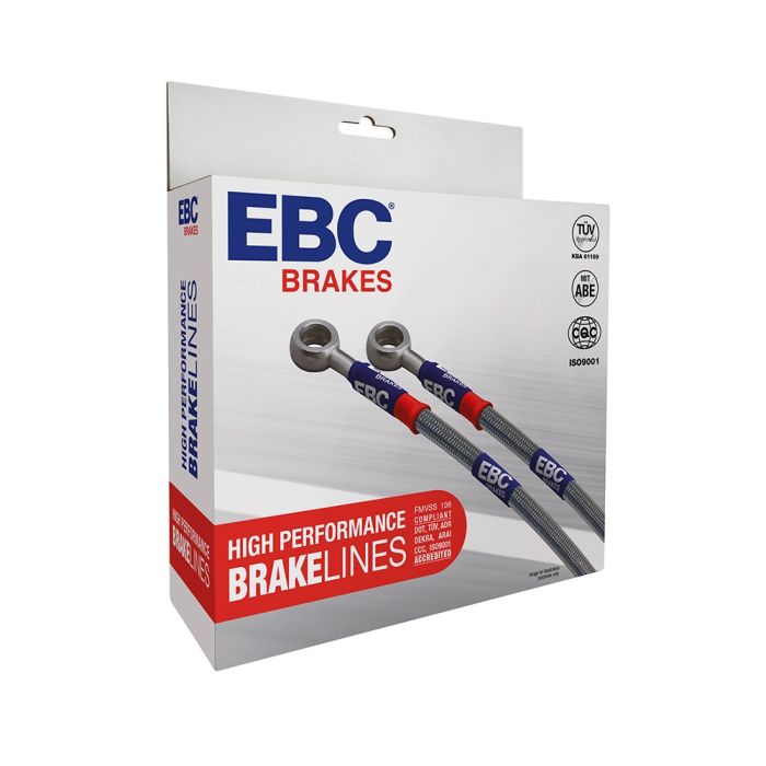 EBC BLA11414L Braided Steel Brake Lines Front & Rear