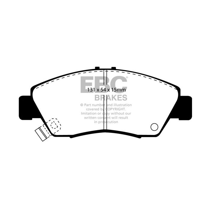 EBC DP3890C Redstuff Brake Pads Front