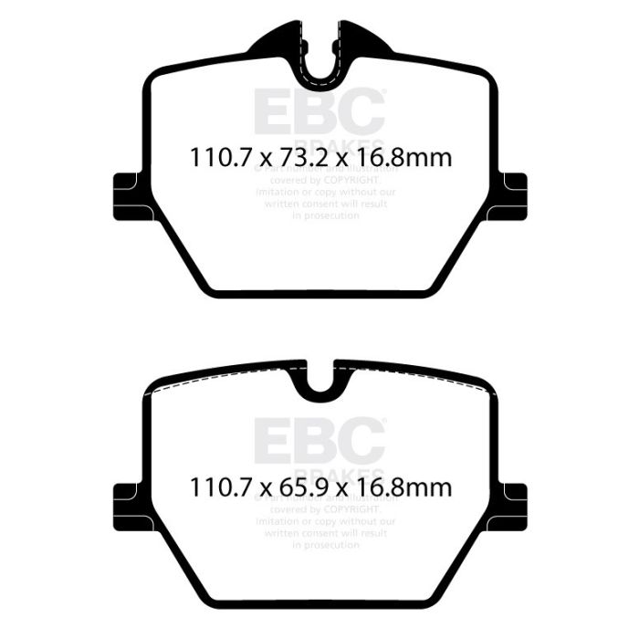 EBC DP22415 Greenstuff 2000 Brake Pads Rear
