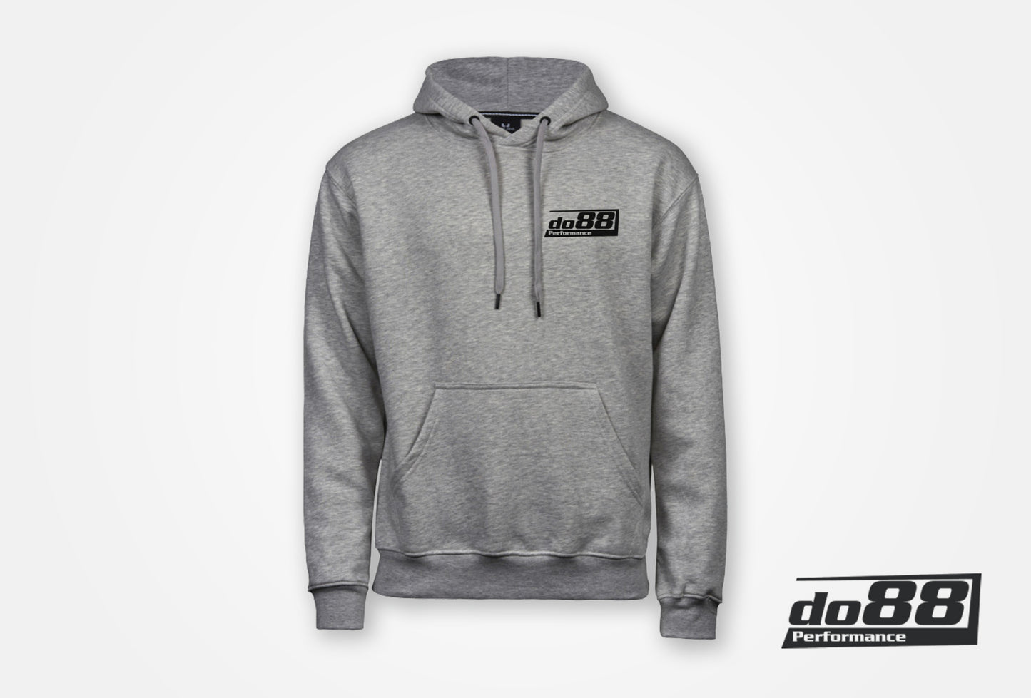 DO88 Hoodie-Grey-XL Grey Hoodie by do88, XL