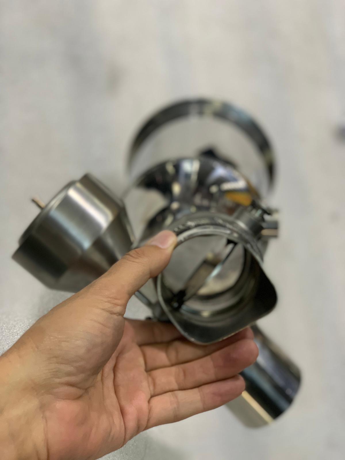 Capristo 02PO03903020 Porsche 991.2 GT2RS Valved Cat Delete Pipes