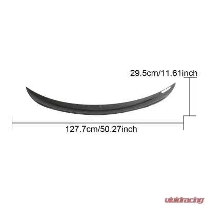 Vivid Racing VR-TESLA3-611 VR Aero Carbon Fiber Pre-Preg Rear Spoiler V2 Tesla Model 3 2023+