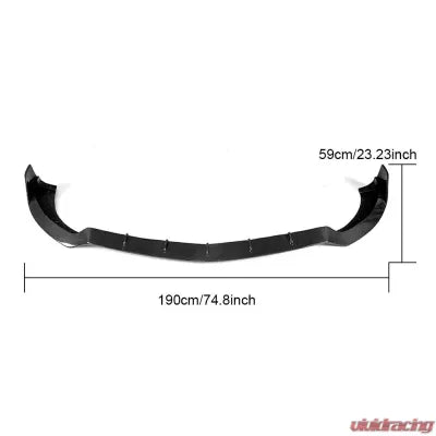 Vivid Racing VR-S500-600 VR Aero Carbon Fiber Front Lip Spoiler Mercedes S500 Coupe 2015-2017