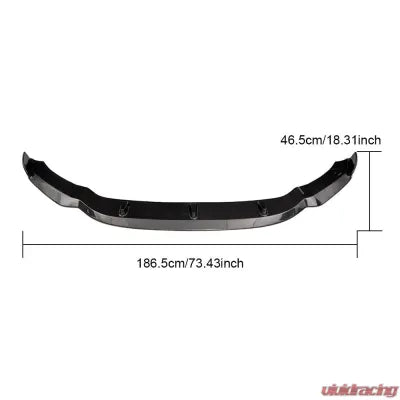 Vivid Racing VR-X5M-X6M-602 VR Aero Carbon Fiber Front Lip Spoiler BMW X6M F86 | X5M F85 2015-2019