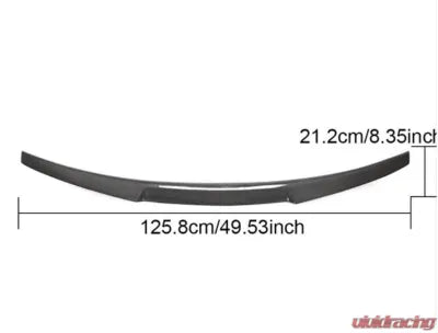 Vivid Racing VR-A6S6-683 VR Aero Carbon Fiber Rear Trunk Spoiler V1 Audi A6 C8 Quattro Base/Sline S6 Sedan 2019+