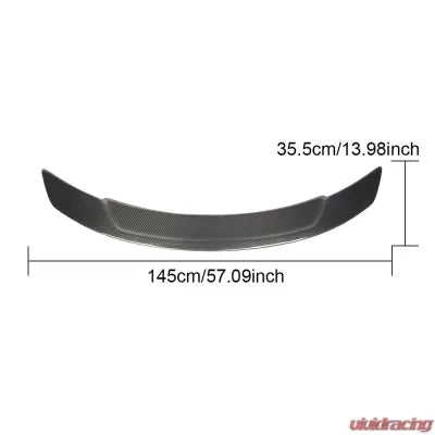Vivid Racing VR-E63-612 VR Aero Carbon Fiber Rear Trunk Spoiler V2 Mercedes E63 AMG W213 2016-2019
