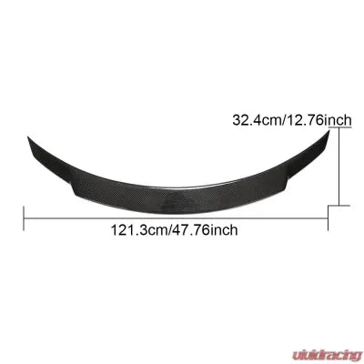 Vivid Racing VR-C117AMG-618 VR Aero Carbon Fiber Rear Trunk Spoiler V2 Mercedes AMG C117 2013-2018